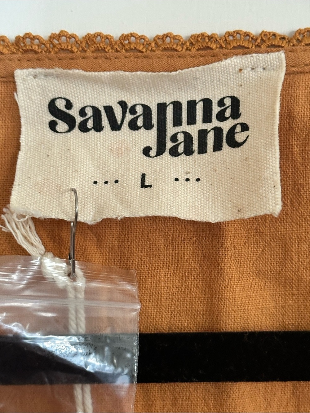 Savanna Jane Mustard Embroidered Floral Button-Front Top - Picture 5 of 12